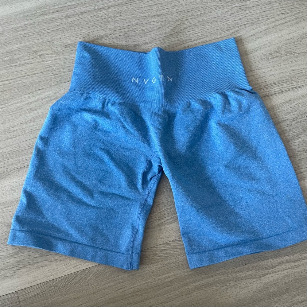 NVGTN Vibrant Blue Workout Shorts